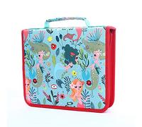 Becho Trousse à crayons multifonction en cuir imprimé avec fermeture éclair multicouche séparation, grande capacité, pochette à stylos, boîte à crayons de couleur, 168 emplacements, multicolore