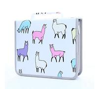 Becho Trousse à crayons multifonction en cuir imprimé avec fermeture éclair multicouche séparation, grande capacité, pochette à stylos, boîte à crayons de couleur, 168 emplacements, multicolore