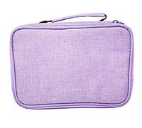 Becho Trousse multifonction à crayons avec fermeture Éclair et 72 emplacements violet