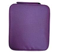 Becho Trousse multifonction en toile haute capacité avec support pour crayons de couleur, violet, Moderne