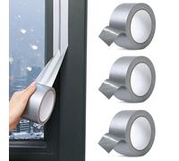 bechoanigel 3 rouleaux Ruban Pare Vapeur pour Membrane de Toiture, 4,8cm x 18m Ruban Adhesif Resistant a l Eau,Bande Etancheite Toiture pour Freins Vapeur et Traversin de Toit