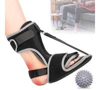 bechoanigel Attelles de nuit pour fasciite plantaire, Sangles réglables, Attelle de nuit, Talon de nuit, Soulagement de la Douleur, Soulagement de la Fasciite Plantaire, Tendinite d'Achille (Gris A)