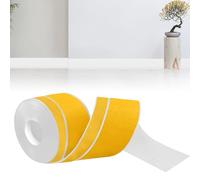 bechoanigel Plinthe Souple Autoadhésive, 50mm x 20mm x 12m Plinthe Adhesive PVC Imperméable, Résistant à L'huile, à L'épreuve de la Moisissure pour la Cuisine et la Salle de Bain (Blanc)