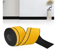 bechoanigel Plinthe Souple Autoadhésive, 50mm x 20mm x 6m Plinthe Adhesive PVC Imperméable, Résistant à L'huile, à L'épreuve de la Moisissure pour la Cuisine et la Salle de Bain (Noir)
