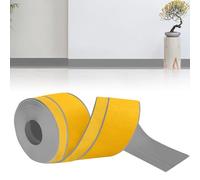 bechoanigel Plinthe Souple Autoadhésive, 80mm x 20mm x 12m Plinthe Adhesive PVC Imperméable, Résistant à L'huile, à L'épreuve de la Moisissure pour la Cuisine et la Salle de Bain (Gris)