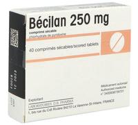 Bécilan 250mg 40 Comprimés Sécables