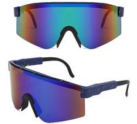 BECILES Lunettes de soleil de vélo, lunettes de sport, lunettes de vélo, lunettes de protection anti-UV pour activités de plein air comme le cyclisme, la course, l'escalade, la conduite, la pêche