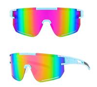 BECILES Lunettes de soleil de vélo pour homme et femme - Lunettes de protection anti-UV pour activités de plein air comme le cyclisme, la course, l'escalade, la conduite, la pêche, le golf, le ski en