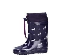 Beck 879 Horses Bottes de Pluie Fille, Violet (Lila), 34 EU