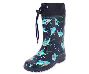 Beck 880 Sharks Bottes de Pluie Garçon, Bleu, Taille 23
