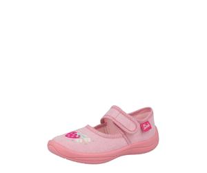 BECK Ballerines 'Little Strawberry' vert pastel / rose / rose / blanc, Taille 24