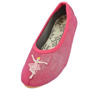Beck - Ballerines rose 232, Chaussures gymnastique fille ,