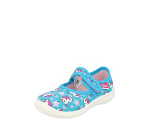 BECK Ballerines 'Unicorn' turquoise / rose / rose foncé / blanc, Taille 31