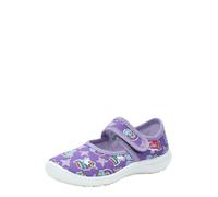 BECK Ballerines 'Violet Dream' bleu clair / jaune / violet / blanc, Taille 25