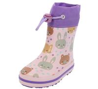 Beck Bébé Fille Schnucki-4034 Botte de Pluie, Vieux Rose, 18 EU