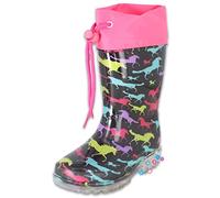 Beck Bottes de course clignotant pour fille, multicolore, 35 EU