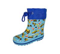 BECK Bottes en caoutchouc bleu / bleu clair / jaune / rouge, Taille 21