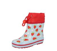 BECK Bottes en caoutchouc bleu clair / vert clair / rouge / blanc, Taille 26