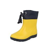 BECK Bottes en caoutchouc bleu marine / jaune, Taille 26