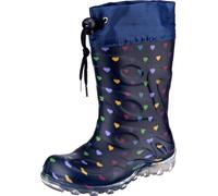 BECK Bottes en caoutchouc bleu / orange / noir, Taille 33