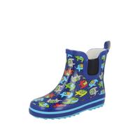BECK Bottes en caoutchouc 'Elephants' bleu marine / turquoise / mélange de couleurs / noir, Taille 29