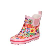 BECK Bottes en caoutchouc mélange de couleurs / rose, Taille 21