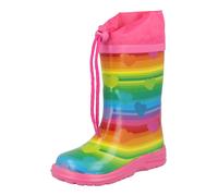 BECK Bottes en caoutchouc mélange de couleurs / rose, Taille 24