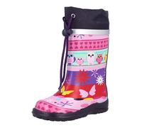 Beck Fille Eule Bottes bottines de pluie, Multicolore, 28 EU