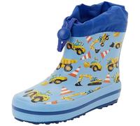 Beck Minibagger-4027 Botte de Pluie, Bleu Clair, 21 EU