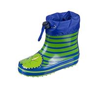 BECK Bottes en caoutchouc bleu / vert, Taille 30