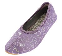 Beck Chaussons de luxe pour fille, Violet, 24 EU