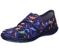 Beck Chaussons dinosaures pour garçon., bleu foncé, 34 EU