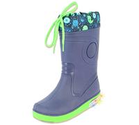 Beck Clignotant Flummies Botte de Pluie, Bleu foncé, 34 EU