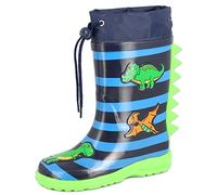 Beck Dinoworld-4009 Botte de Pluie, Bleu, 25 EU