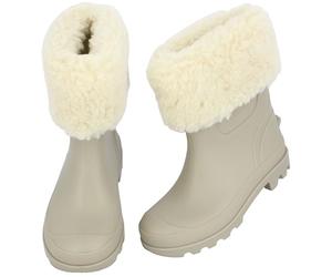 Beck Femme Big Fellow Plüsch Botte de Pluie, Beige, 37 EU