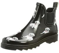 Beck Femme Möpse Botte de pluie, Noir, 36 EU