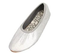 Beck Fille Basic 071 Chaussures de Gymnastique, Argent, 41 EU