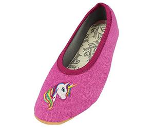 Beck Fille Einhorn Chaussures de Gymnastique, Rose, 35 EU