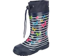 BECK Bottes en caoutchouc 'Fantasy' marine / mélange de couleurs, Taille 25