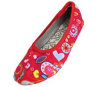 Beck Fille Fantasy Chaussures de Gymnastique, Rouge, 32 EU