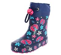 Beck Fille Glückskäfer Warm Botte de pluie, Bleu, 27 EU