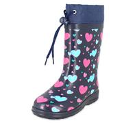 Beck Fille Herzen Botte de pluie, Bleu, 31 EU