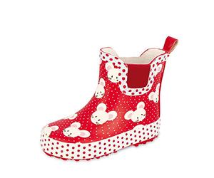 Beck Fille MÃƒ¤uschen Bottes bottines de pluie, Rouge, 28 EU