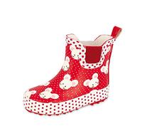 Beck Fille Mäuschen Bottes bottines de pluie, Rouge, 24 EU