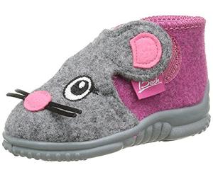 Beck Fille Mäuschen Chaussons, Rose, 21 EU