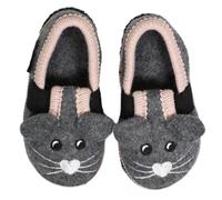 Beck Fille Minnie Chaussons Bas, Gris, 34 EU