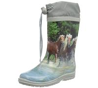 Beck Fille Pferde Bottes bottines de pluie, Multicolore, 37 EU