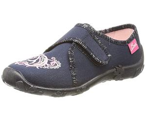 Beck Fille Romantique Mocassin, Bleu Foncé, 27 EU