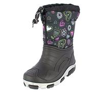 Beck Fille Snowy Botte de neige, Noir, 26 EU