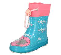 Beck Fille Wellington Boots Botte de Pluie, Turquoise, 24 EU